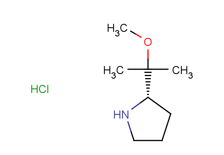 (2S)-2-(2-methoxypropan-2-yl)pyrrolidine hydrochloride