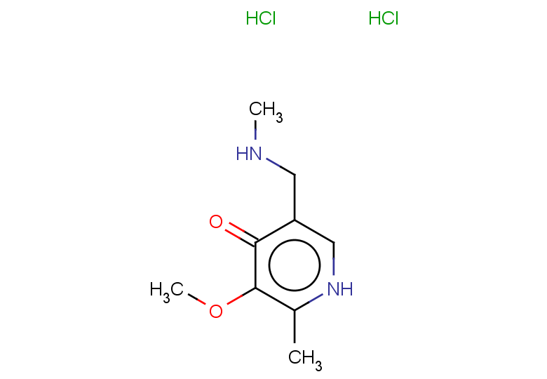 3-methoxy-2-methyl-5-[(methylamino)methyl]-1,4-dihydropyridin-4-one dihydrochloride