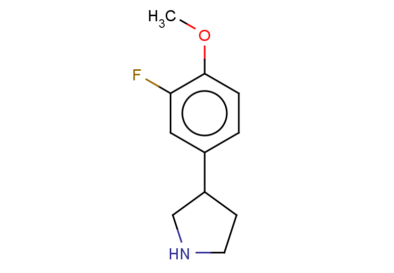 3-(3-fluoro-4-methoxyphenyl)pyrrolidine