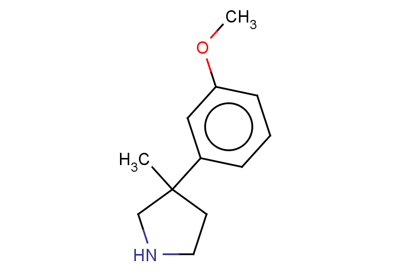 3-(3-methoxyphenyl)-3-methylpyrrolidine
