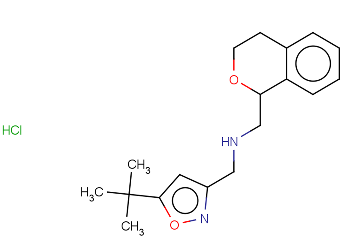 [(5-tert-butyl-1,2-oxazol-3-yl)methyl][(3,4-dihydro-1H-2-benzopyran-1-yl)methyl]amine hydrochloride