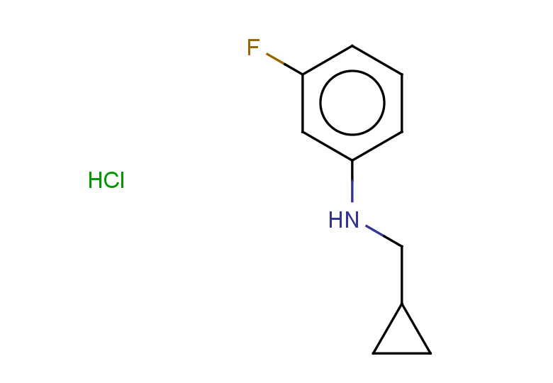 N-(cyclopropylmethyl)-3-fluoroaniline hydrochloride