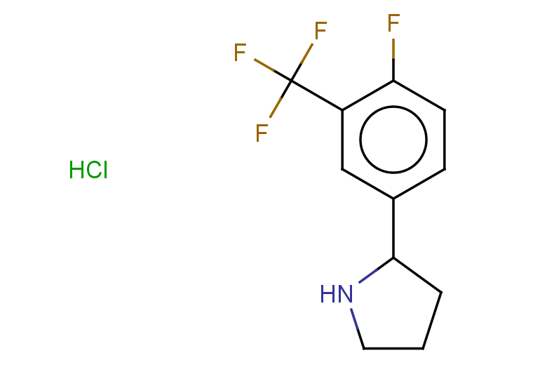2-[4-fluoro-3-(trifluoromethyl)phenyl]pyrrolidine hydrochloride