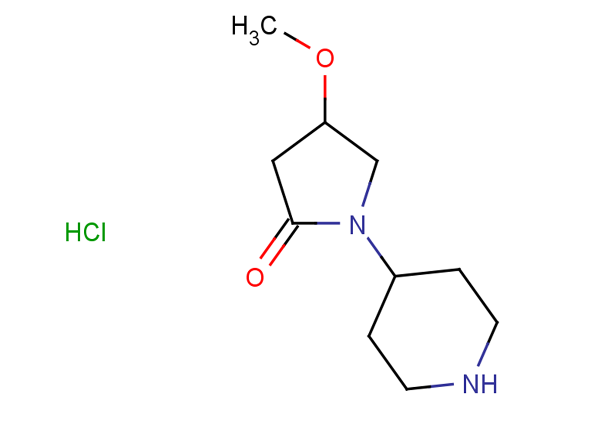 4-methoxy-1-(piperidin-4-yl)pyrrolidin-2-one hydrochloride