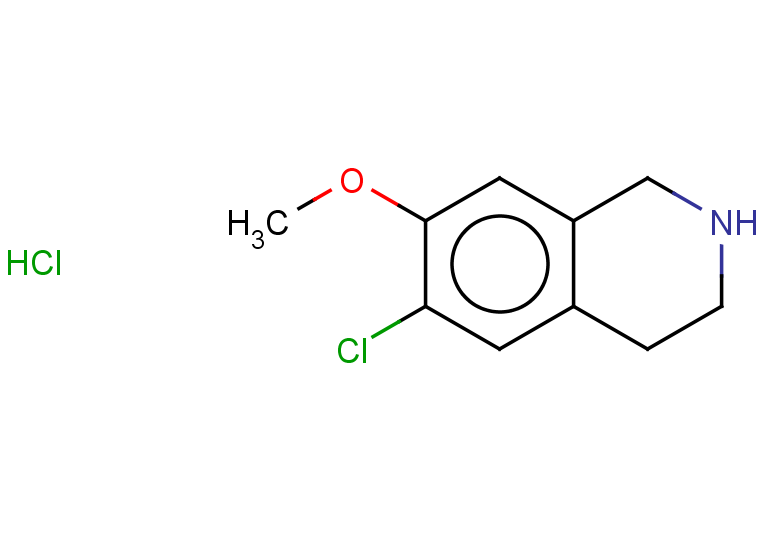 6-chloro-7-methoxy-1,2,3,4-tetrahydroisoquinoline hydrochloride