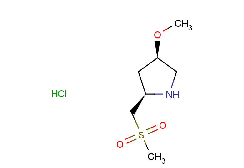 (2R,4R)-2-(methanesulfonylmethyl)-4-methoxypyrrolidine hydrochloride