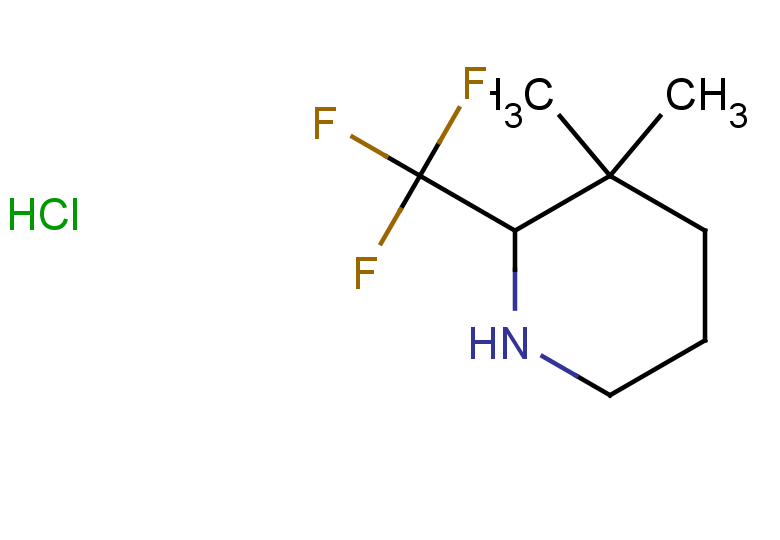3,3-dimethyl-2-(trifluoromethyl)piperidine hydrochloride