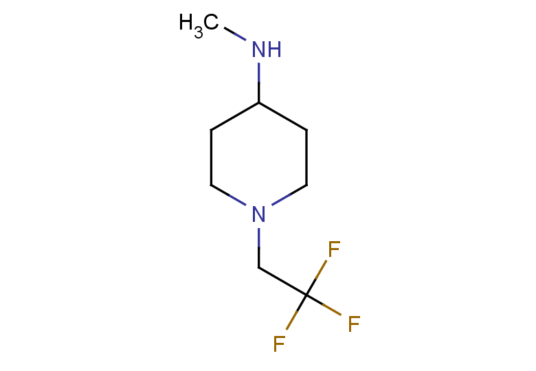 N-methyl-1-(2,2,2-trifluoroethyl)piperidin-4-amine