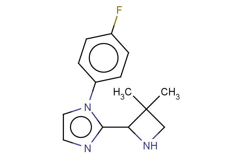 2-(3,3-dimethylazetidin-2-yl)-1-(4-fluorophenyl)-1H-imidazole