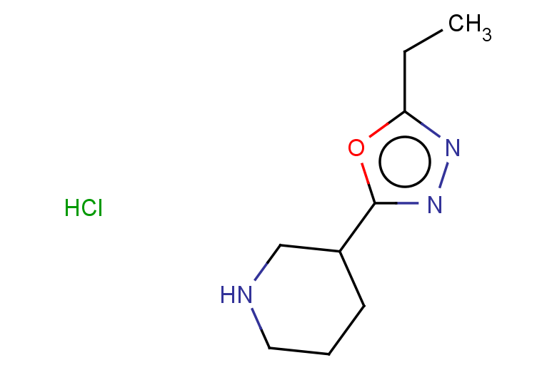 3-(5-ethyl-1,3,4-oxadiazol-2-yl)piperidine hydrochloride