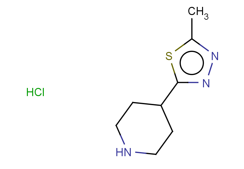 4-(5-methyl-1,3,4-thiadiazol-2-yl)piperidine hydrochloride