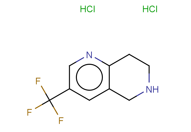 3-(trifluoromethyl)-5,6,7,8-tetrahydro-1,6-naphthyridine dihydrochloride