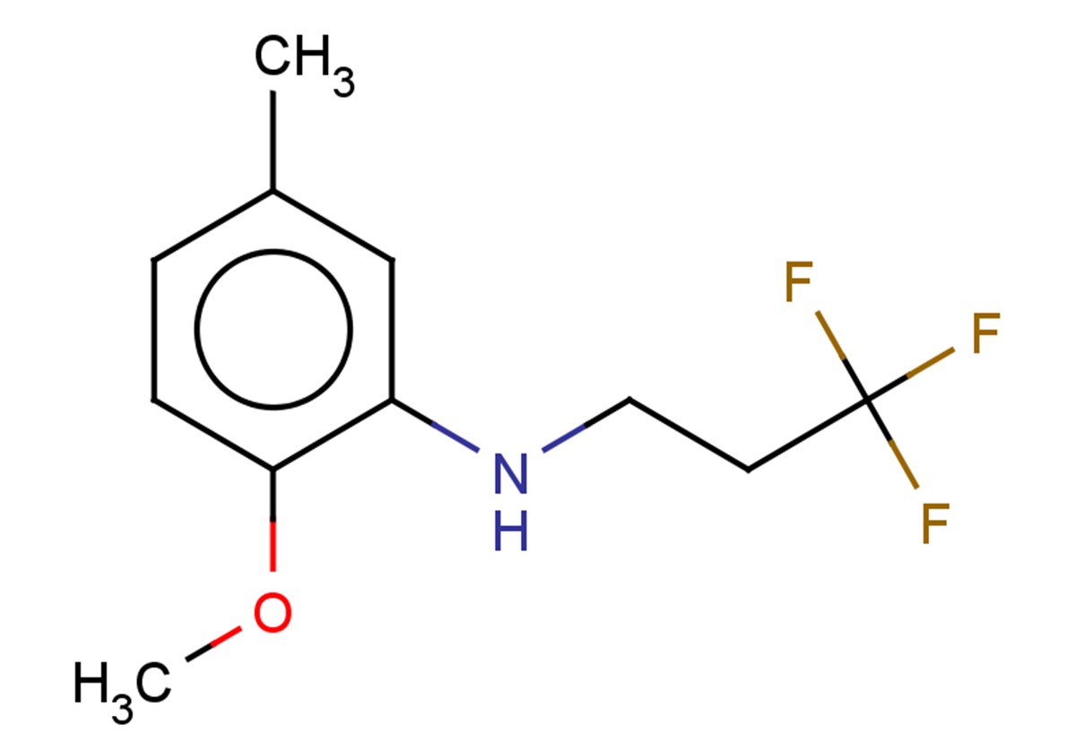 2-methoxy-5-methyl-N-(3,3,3-trifluoropropyl)aniline