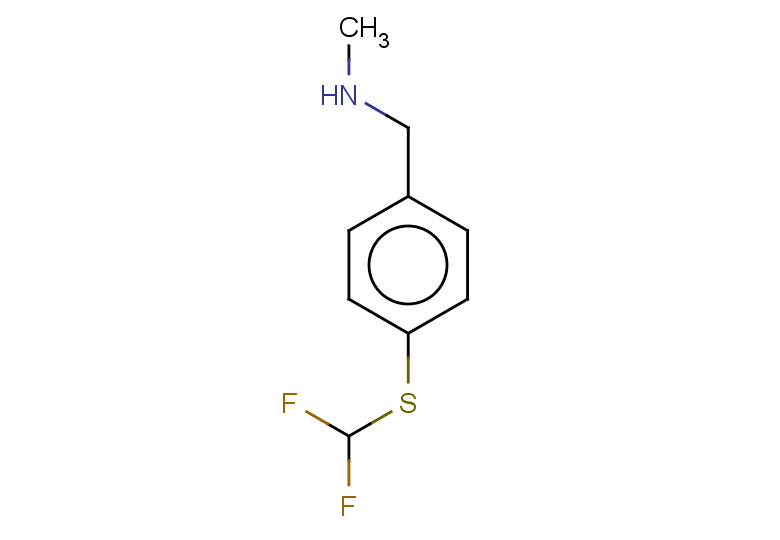 ({4-[(difluoromethyl)sulfanyl]phenyl}methyl)(methyl)amine