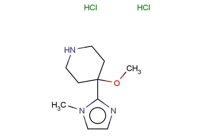 4-methoxy-4-(1-methyl-1H-imidazol-2-yl)piperidine dihydrochloride