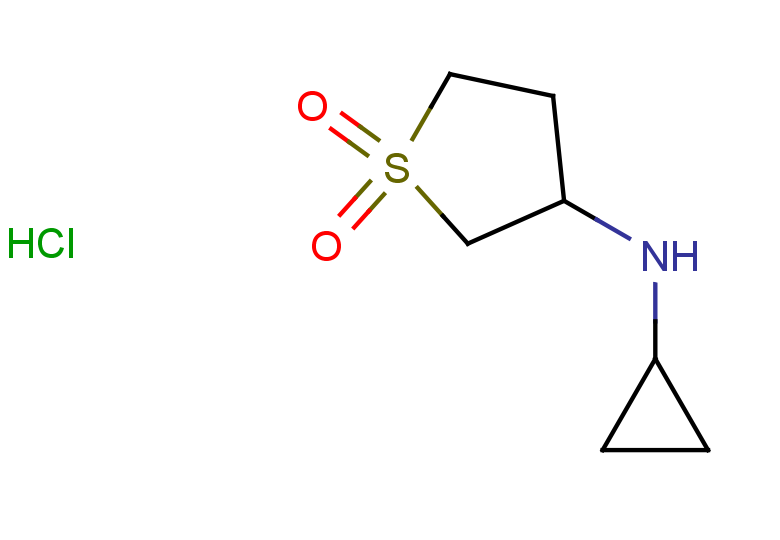 3-(cyclopropylamino)-1lambda6-thiolane-1,1-dione hydrochloride