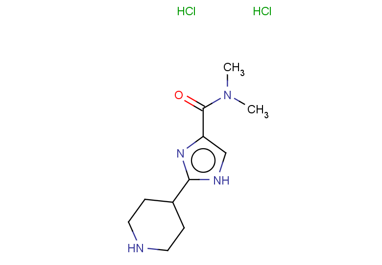 N,N-dimethyl-2-(piperidin-4-yl)-1H-imidazole-4-carboxamide dihydrochloride