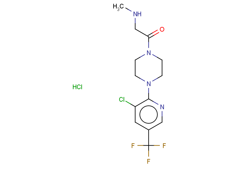 1-{4-[3-chloro-5-(trifluoromethyl)pyridin-2-yl]piperazin-1-yl}-2-(methylamino)ethan-1-one hydrochloride