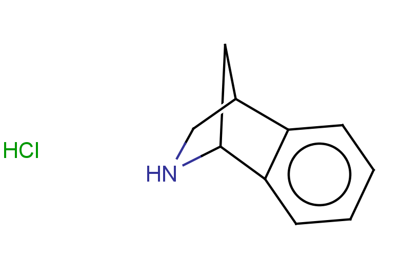 9-azatricyclo[6.2.1.0,2,7]undeca-2,4,6-triene hydrochloride