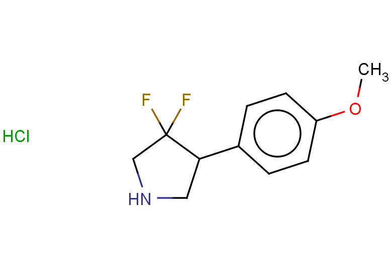 3,3-difluoro-4-(4-methoxyphenyl)pyrrolidine hydrochloride
