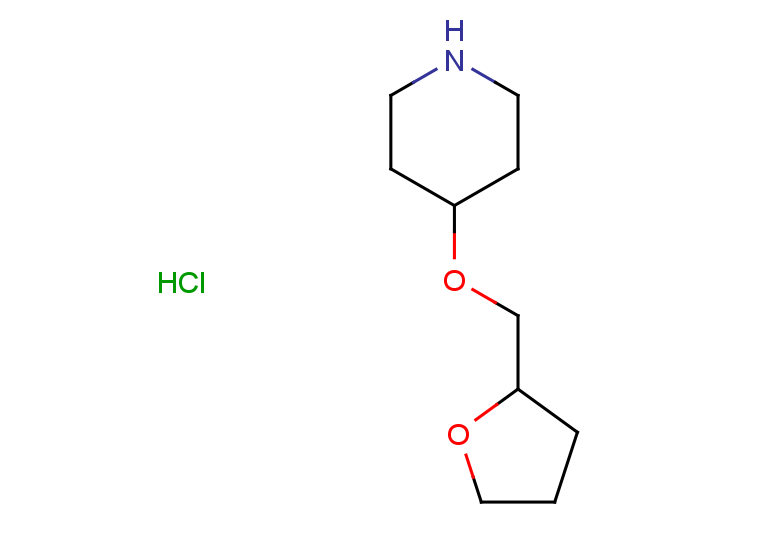 4-[(oxolan-2-yl)methoxy]piperidine hydrochloride
