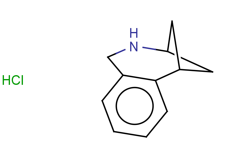 9-azatricyclo[8.1.1.0,2,7]dodeca-2,4,6-triene hydrochloride