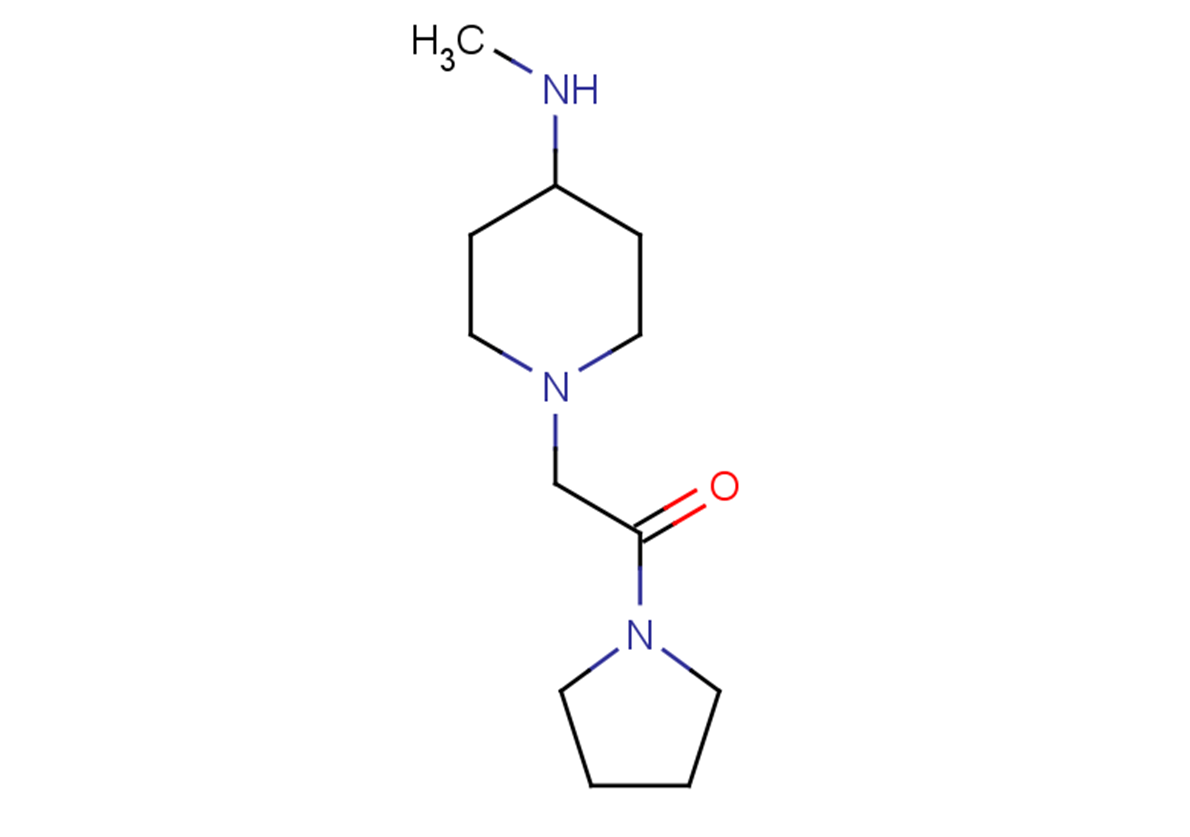 2-[4-(methylamino)piperidin-1-yl]-1-(pyrrolidin-1-yl)ethan-1-one