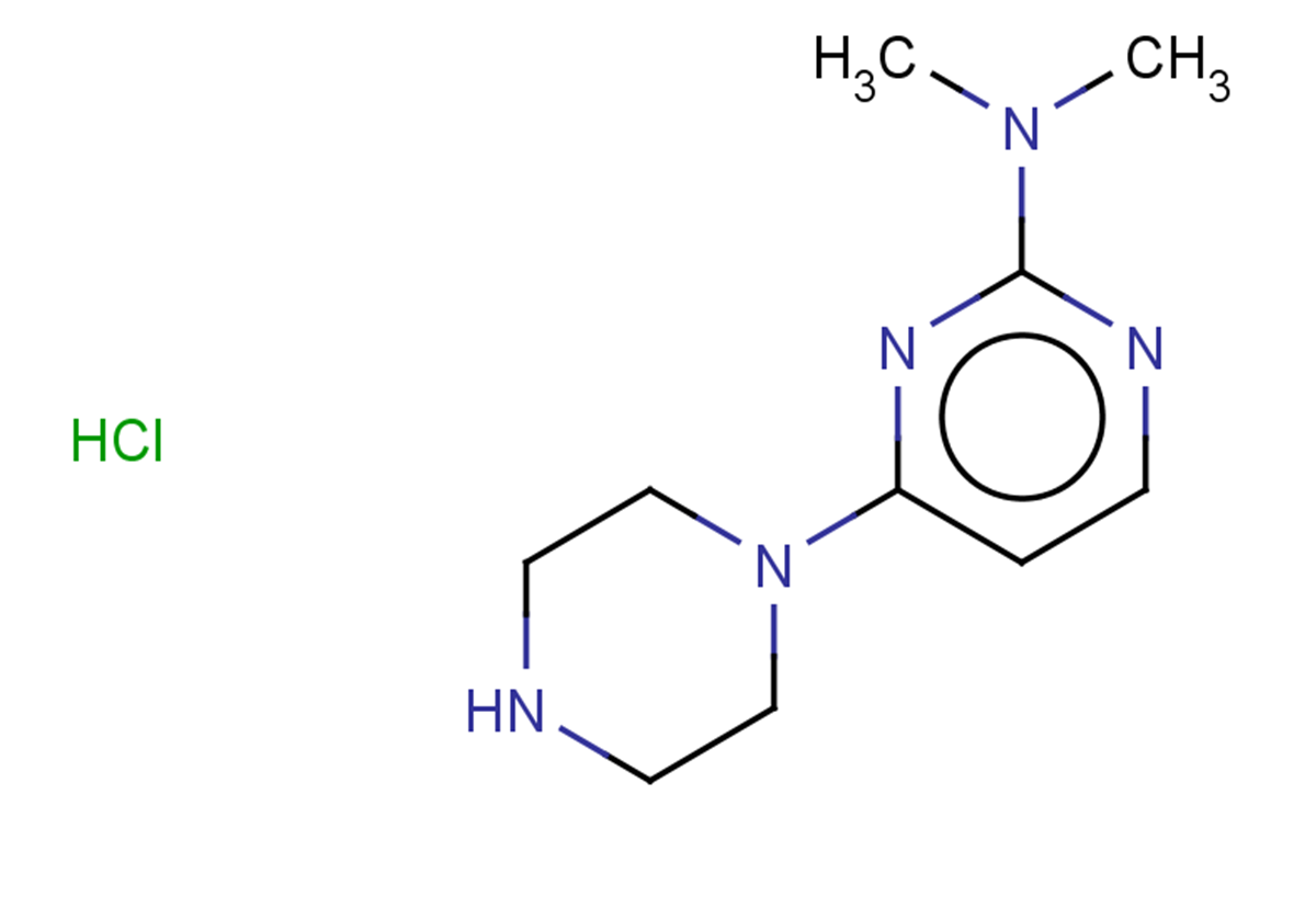 N,N-dimethyl-4-(piperazin-1-yl)pyrimidin-2-amine hydrochloride