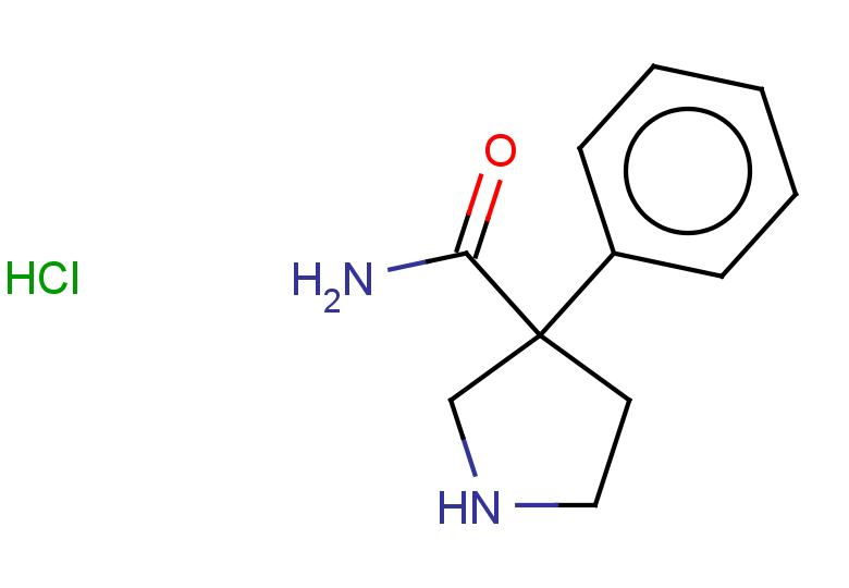 3-phenylpyrrolidine-3-carboxamide hydrochloride