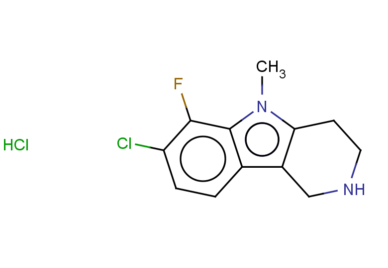 7-chloro-6-fluoro-5-methyl-1H,2H,3H,4H,5H-pyrido[4,3-b]indole hydrochloride