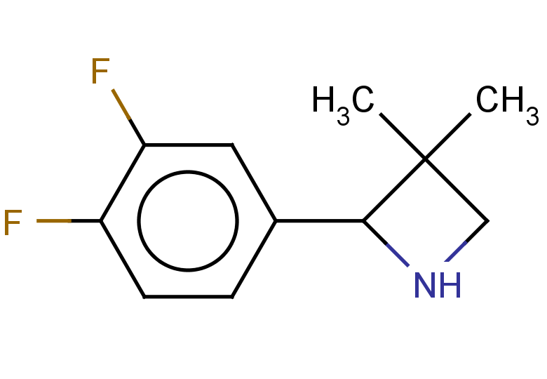 2-(3,4-difluorophenyl)-3,3-dimethylazetidine