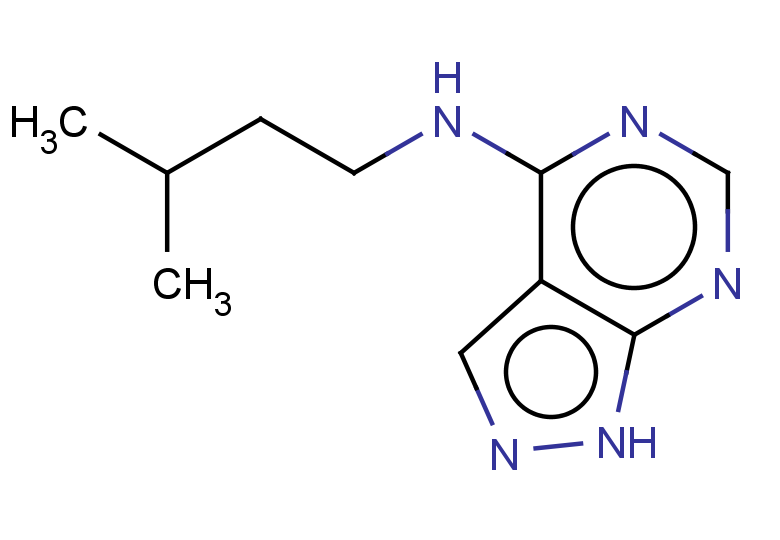N-(3-methylbutyl)-1H-pyrazolo[3,4-d]pyrimidin-4-amine
