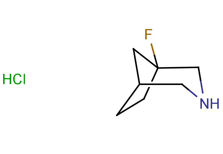 1-fluoro-3-azabicyclo[3.2.1]octane hydrochloride