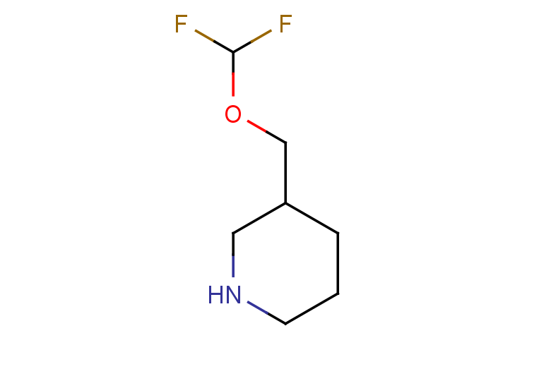 3-[(difluoromethoxy)methyl]piperidine