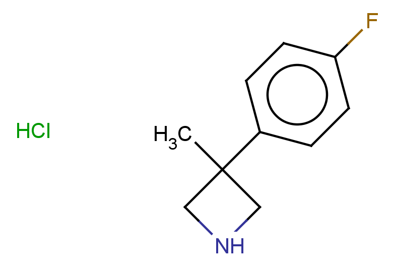 3-(4-fluorophenyl)-3-methylazetidine hydrochloride