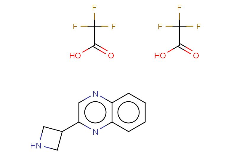 2-(azetidin-3-yl)quinoxaline, bis(trifluoroacetic acid)
