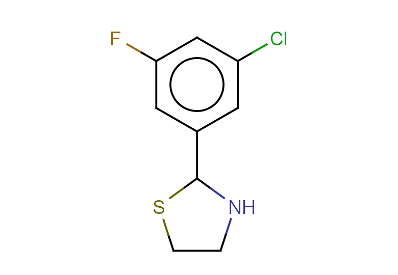 2-(3-chloro-5-fluorophenyl)-1,3-thiazolidine
