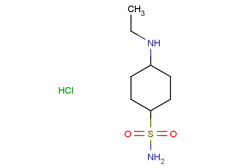 4-(ethylamino)cyclohexane-1-sulfonamide hydrochloride, Mixture of diastereomers