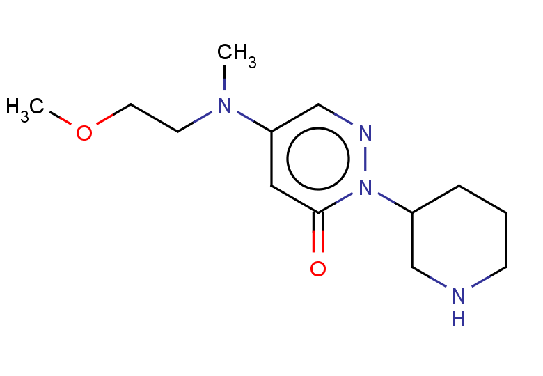 5-[(2-methoxyethyl)(methyl)amino]-2-(piperidin-3-yl)-2,3-dihydropyridazin-3-one