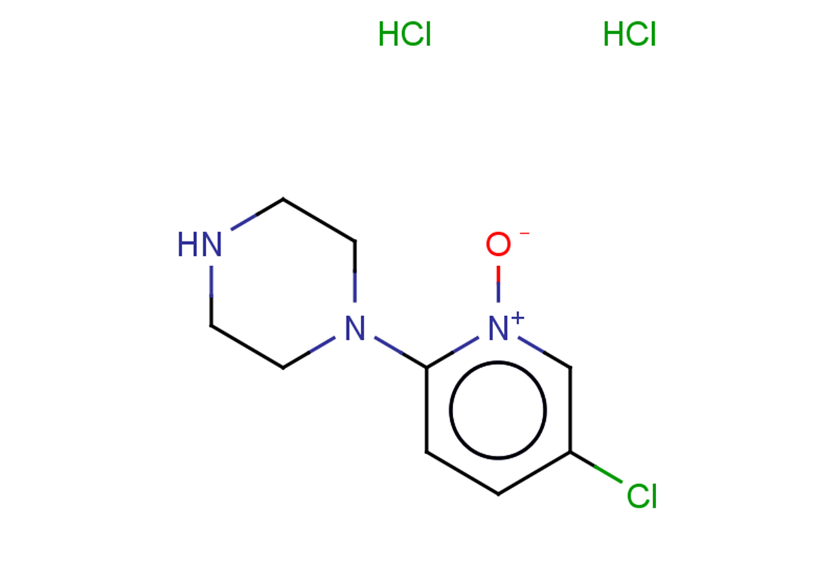 5-chloro-2-(piperazin-1-yl)pyridin-1-ium-1-olate dihydrochloride