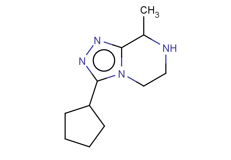 3-cyclopentyl-8-methyl-5H,6H,7H,8H-[1,2,4]triazolo[4,3-a]pyrazine