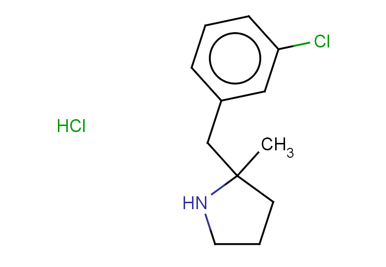 2-[(3-chlorophenyl)methyl]-2-methylpyrrolidine hydrochloride