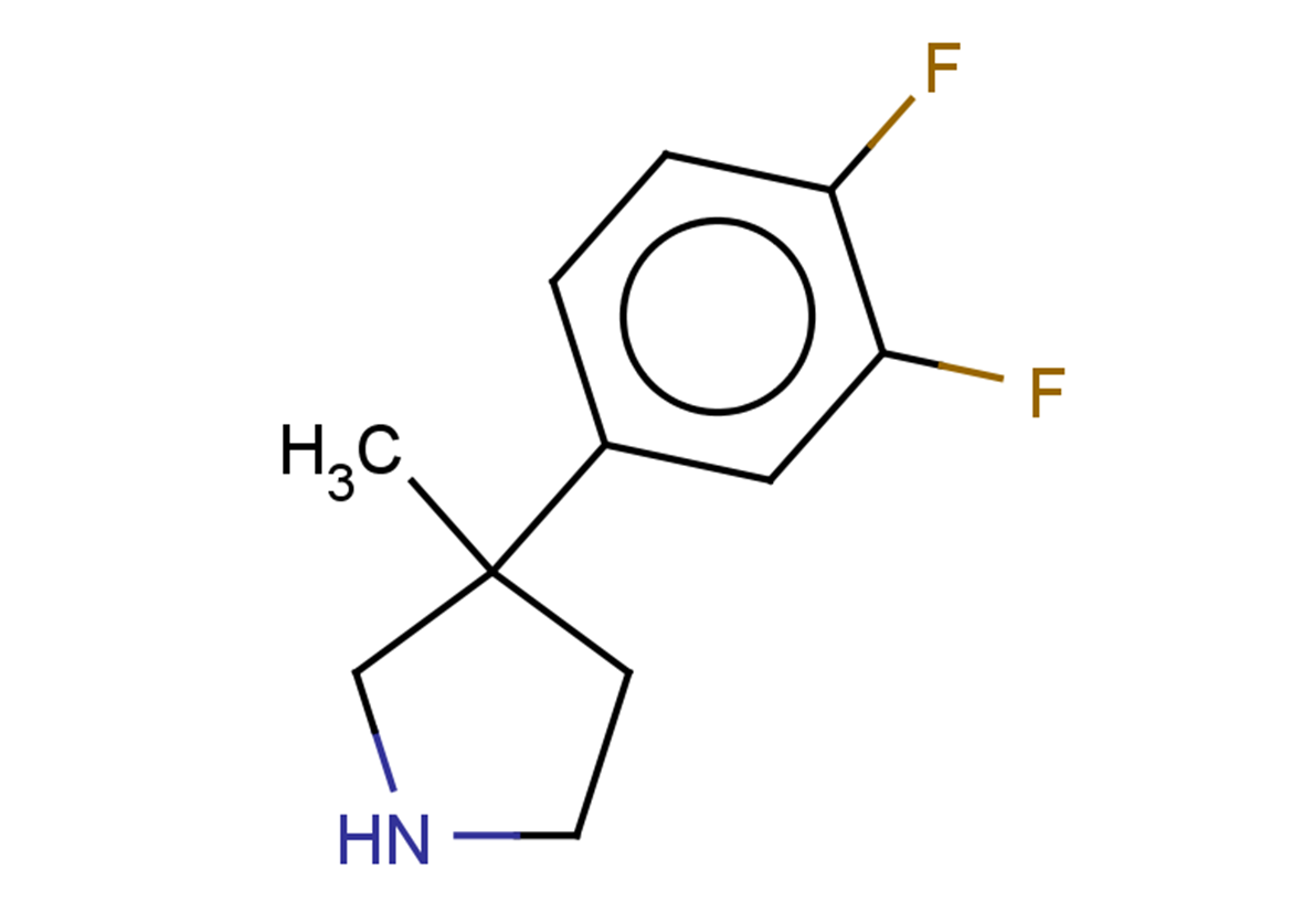 3-(3,4-difluorophenyl)-3-methylpyrrolidine