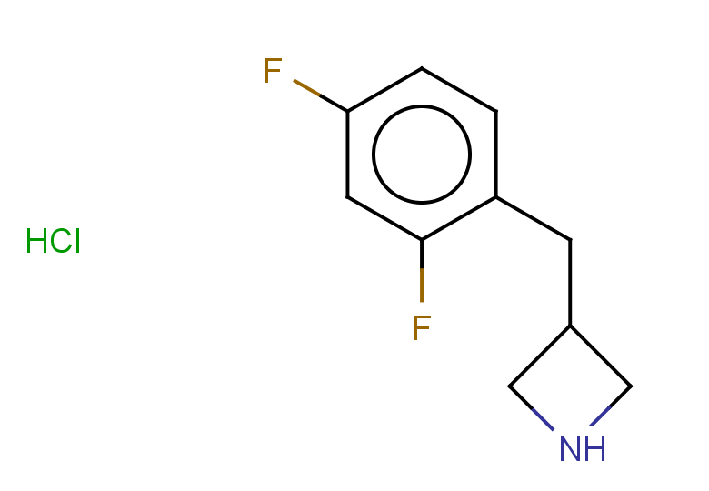 3-[(2,4-difluorophenyl)methyl]azetidine hydrochloride