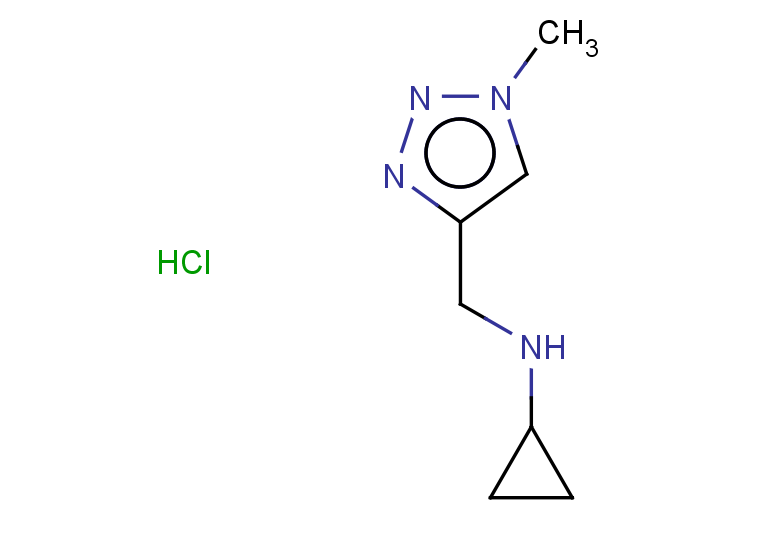 N-[(1-methyl-1H-1,2,3-triazol-4-yl)methyl]cyclopropanamine hydrochloride