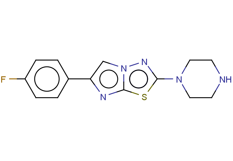 1-[6-(4-fluorophenyl)imidazo[2,1-b][1,3,4]thiadiazol-2-yl]piperazine