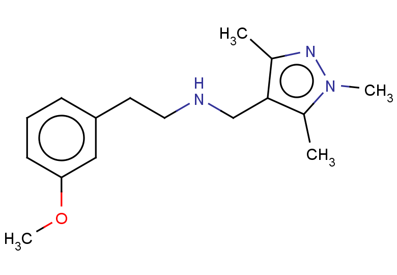 [2-(3-methoxyphenyl)ethyl][(trimethyl-1H-pyrazol-4-yl)methyl]amine