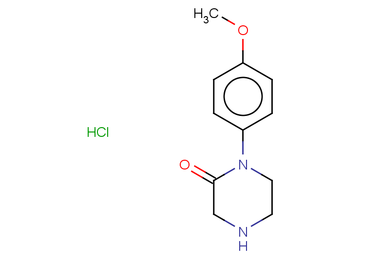 1-(4-methoxyphenyl)piperazin-2-one hydrochloride