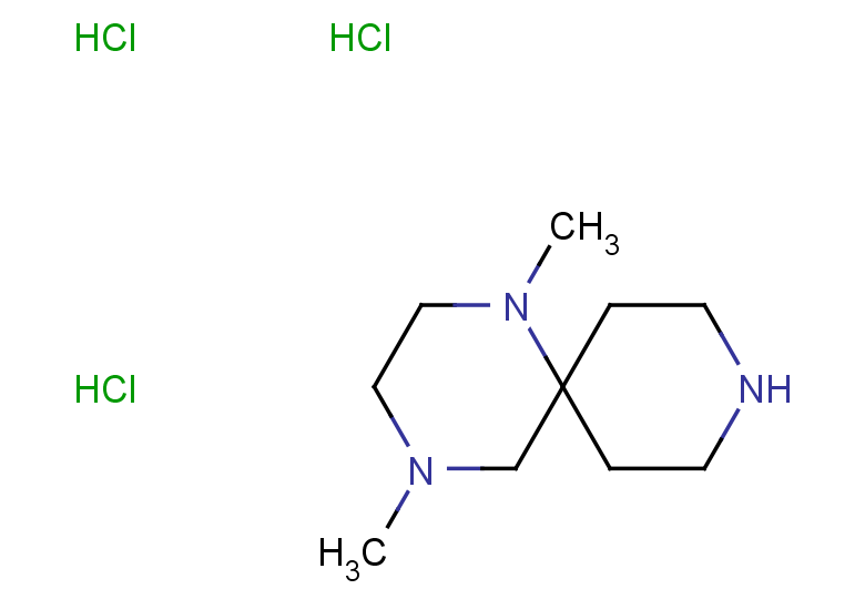 1,4-dimethyl-1,4,9-triazaspiro[5.5]undecane trihydrochloride