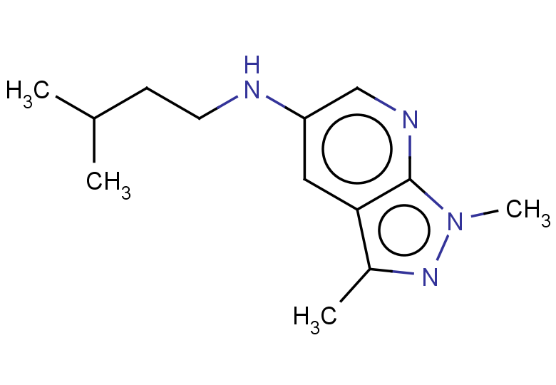 1,3-dimethyl-N-(3-methylbutyl)-1H-pyrazolo[3,4-b]pyridin-5-amine